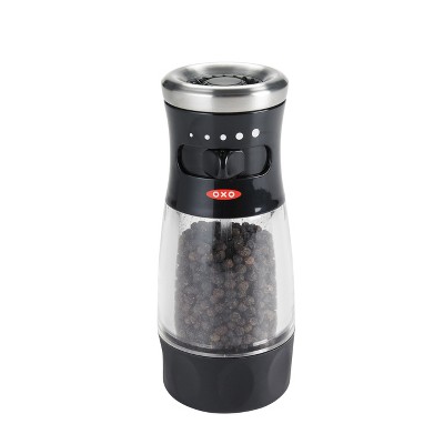 OXO Good Grips Salt and Pepper Grinder Set, Stainless Steel