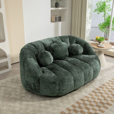 NicBex Bean Bag Sofa,High Back Beanbag Chair with Pillows,Oversized Lounge Sofa for Couples,Comfy Chair for Living Room Bedroom