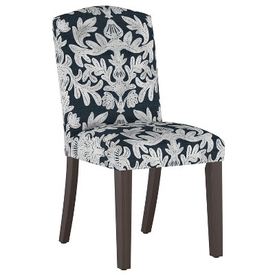 Grey damask dining cheap chairs