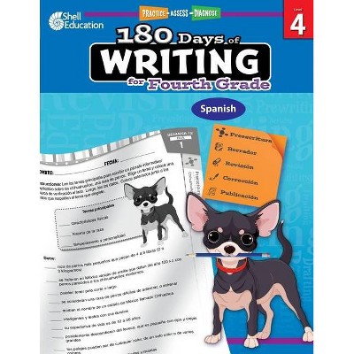 180 Days of Writing for Fourth Grade (Spanish) - (180 Days of Practice) by  Kristin Kemp (Paperback)