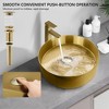Fortune Candy 14.96'' Length Stainless Steel Circular Bathroom Basin - 3 of 4
