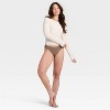 Women's Cotton Stretch Comfort Thong Underwear - Auden™ - 3 of 4