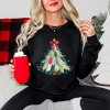 Christmas Tree Stitched - Women's Graphic Sweatshirt - 3 of 4