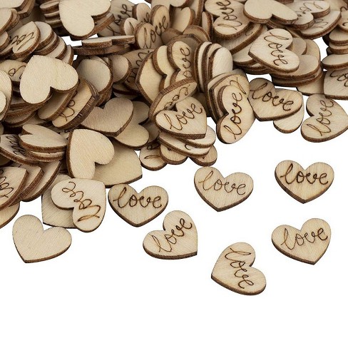 Heart Wedding Table Decoration/Confetti The Notebook & Kraft Paper Rustic Mix 