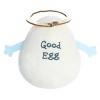 Aurora Mini Good Egg Eggspressions Punny Stuffed Animal White 3" - image 4 of 4