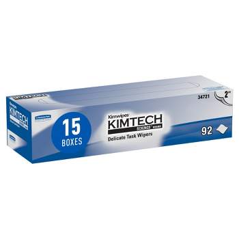Kimtech Science Kimwipes Disposable Task Wipers 14-7/10 x 16-3/5" 34721, 90 Ct