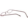 Calabria FlexPlus 84 Brown Designer Blue Light Blocking Glasses Ladies Oval 46mm - 4 of 4