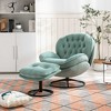 LOVMOR Accent chair TV Chair Living room Chair with ottoman - 4 of 4