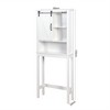 VYNXARIA Rustic Over-the-Toilet Storage Cabinet with Adjustable Shelves and Sliding Barn Door - 4 of 4