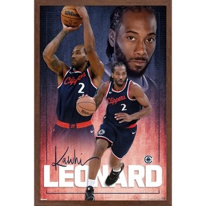 Trends International NBA Los Angeles Clippers - Kawhi Leonard 25 Framed Wall Poster Prints - 1 of 4