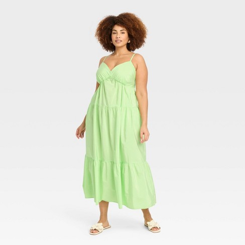 Target green 2024 maxi dress