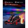 24V Go Kart for Kids 8-12 Years, 300W*2 Extra Powerful Motors, 8.1MPH High Speed Drifting with Music,Max Load 175Lbs Outdoor Ride On Toy for Teens - 2 of 4