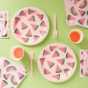 Blue Panda 80 Pack Watermelon Paper Plates for 1st Birthday, One in a Melon Party Decorations, Pink, 9 in - 2 of 4