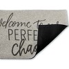 Stupell Industries Welcome Perfect Chaos Printed Outdoor Imitation Sisal Door Mat, design by Doodles.Ink. - 2 of 4