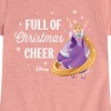 Girls' - Disney - Full Of Christmas Cheer Rapunzel Fitted Short Sleeve Graphic T-Shirt - 2 of 4