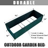 Rbied 8 x 3 x 2 ft. Galvanized Steel Rectangle Outdoor Raised Garden Beds Anti-Rust Metal Planter Box for Garden (1-Pack) - 2 of 4