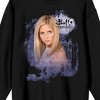 Buffy The Vampire Slayer Buffy Anne Summers Poster Art Crew Neck Long Sleeve Black Adult Sweatshirt - 2 of 3