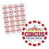 Big Dot of Happiness Carnival - Step Right Up Circus - Carnival Themed Circle Sticker Labels - 24 Count - image 2 of 4