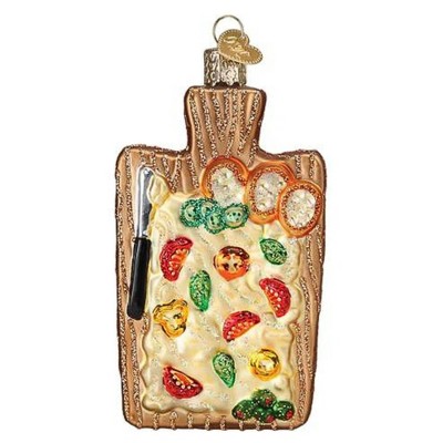 Old World Christmas 4.5 Inch Butter Board Ornament Cutting Board Condiment Salts Edibles Tree Ornaments
