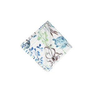 C&F Home Crescent Bay Reversible Nautical Beach Napkin Set of 6 - 1 of 4