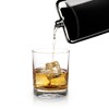 Viski Gunmetal Flask, Black Stainless Steel Flask with Screw Top, Liquor Flask for Men, 6 Ounces, Black, Set of 1 - 4 of 4
