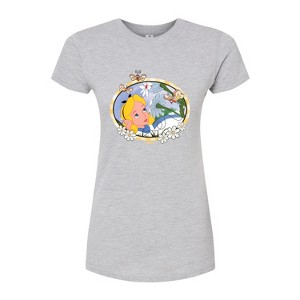 Women's - Disney - Alice In Wonderland Fitted Graphic T-Shirt - 1 of 3