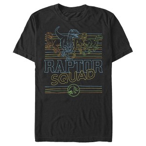 Men's Jurassic World: Camp Cretaceous Retro Raptor Squad T-Shirt - 1 of 4