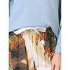 cheibear Womens 2pcs Long Sleeve Capri Pants Floral Lounge Set Sleepwear Pajama Sets - 4 of 4
