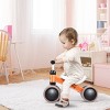 Infans 4 Wheels Baby Balance Bike Children Walker No-Pedal Toddler Toys Rides Orange - 2 of 4