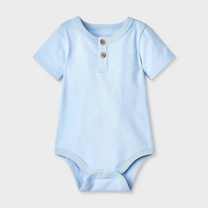 Baby Boys' Henley Bodysuit - Cat & Jack™ - 1 of 4
