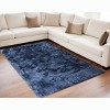Blue Shag Hand Tufted Area Rug - 2 of 4