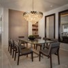 LLHZSY Mordern Glam Crystal Pendant Chandelier 8-Light Fixure for Kitchen Island Dining Room Living Room-24 2/5-in W X 12 3/5-in H-Chrome/Gold - 4 of 4