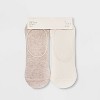 Women's 6pk Liner Socks - A New Day™ 4-10 - 2 of 2