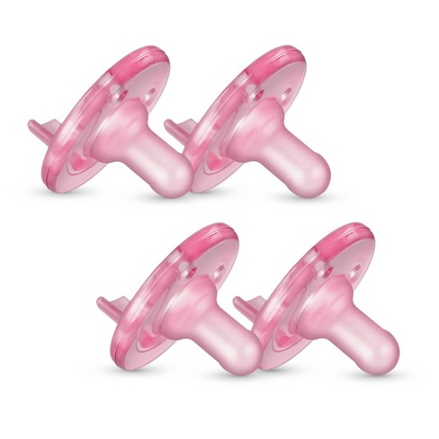 Philips Avent - Ciuccio 2 Pack Curvo Soothie - Silicone 0-6 M - SCF099/22 -  Rosa - website.name