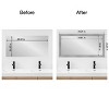 Amanti Art Mirror Makeover Bathroom Mirror Frame Border Kit - Fully Assembled Peel and Stick Frame - Mirror NOT Included - Flair Trim - 4 of 4