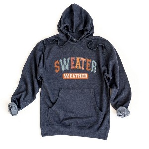 Simply Sage Market Women's Graphic Hoodie Varsity Sweater Weather - 1 of 2
