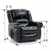 Power Lift Recliner Chair with USB Ports, Heat Massage Dual Motor Up to 350 LBS - 4 of 4