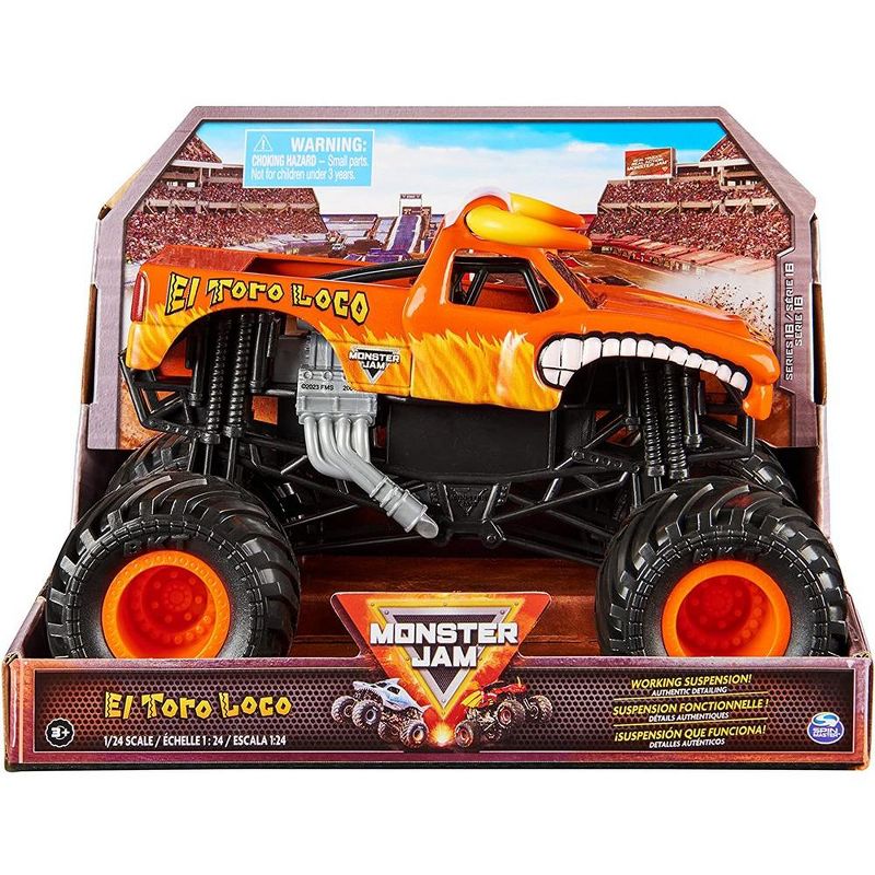 Monster Jam, Official El Toro Loco Monster Truck, Collector Die-Cast Vehicle, 1 of 4