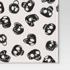 Skulls Plush Throw white/black - Hyde and EEK! Boutique™ - 4 of 4