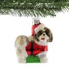 Kurt S. Adler 3.5 Inch Dog In Santa Suit Christmas Best Friend Tree Ornaments - 3 of 3