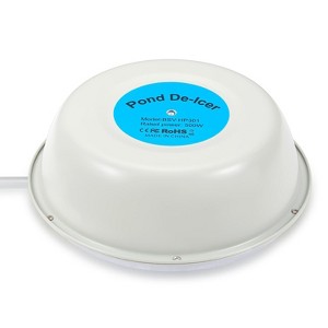 HOM Water Heater for Aquarium - 500W Aquarium Heater for Fish Tanks Up to 50 Gal - Floating Pond Deicer with 10ft Power Cable & Built-in Thermostat - 1 of 4