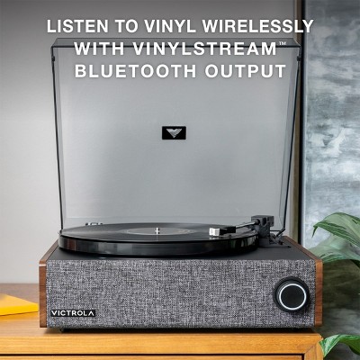 Victrola Walnut Bluetooth Belt Drive Record Player