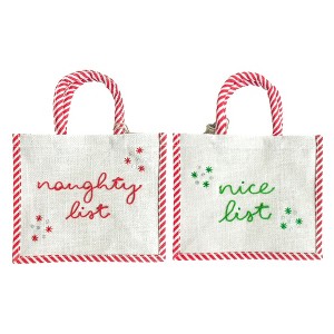 Daydream Society - Double Sided Naughty and Nice Tote Bag - Pack of 1 - 1 of 3
