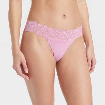 Women's Laser Cut Hipster Underwear - Auden™ Rose Pink M : Target