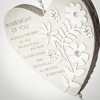 Sullivans 15.5" In Memory Of You Heart Crystal, Gray - 2 of 3