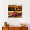 Creative Products Fall Red Truck Highland 16 x 16 Canvas Wall Art - 4 of 4
