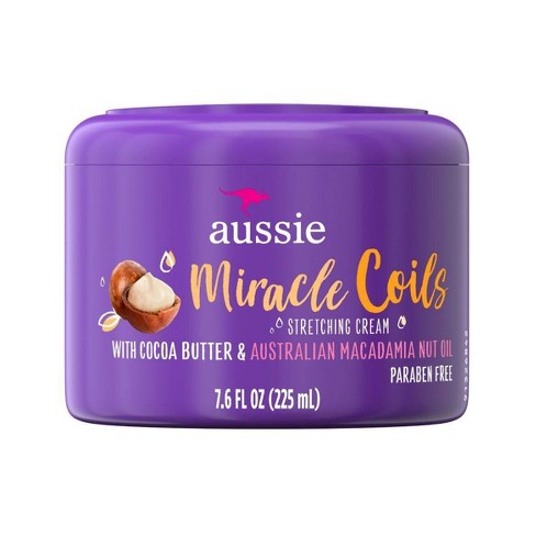 Aussie Miracle Coils Sulfate-Free Leave-In Stretching Balm with Cocoa Butter - 7.6 fl oz - image 1 of 4