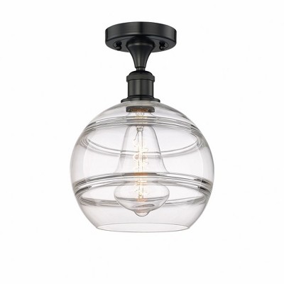 Rochester - 1 Light Semi-Flush Mount In Industrial Style-11.75 Inches Tall and 10 Inches Wide