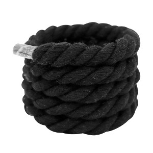 INSPIRE CHIC Chunky Rope Laces Round Hand-woven Solid Color Shoelaces for Sneakers 1 Pair - 1 of 4