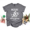 Simply Sage Market Women's Merry Country Christmas Short Sleeve Garment Dyed Tee - 3 of 4